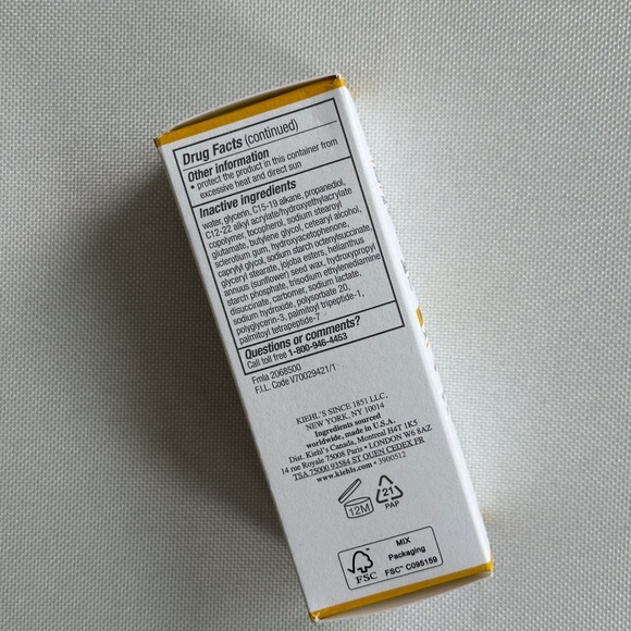 NWT Kiehl's Better Screen UV Serum Sunscreen SPF 50+ - Picture 5 of 5